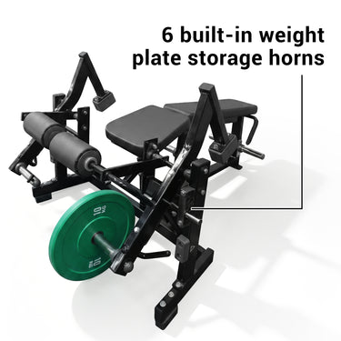 OLI JOY Iso-Lateral Plate Loaded Leg Curl Machine