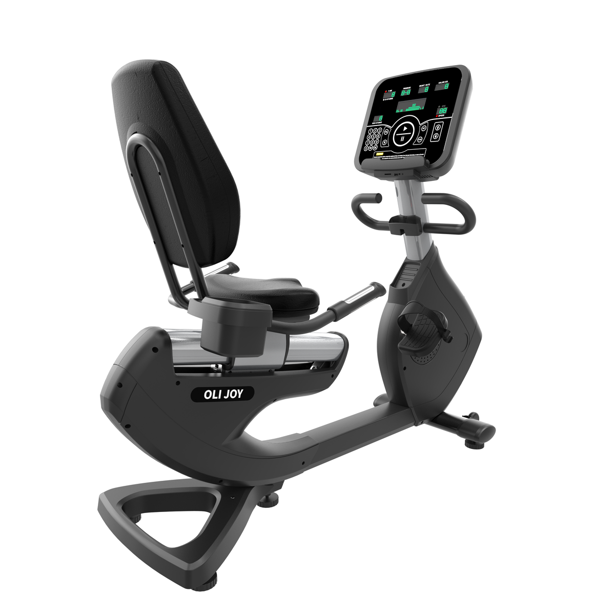 Preorder OLI JOY Commercial Recumbent Magnetic Resistance Bike with LED Console
