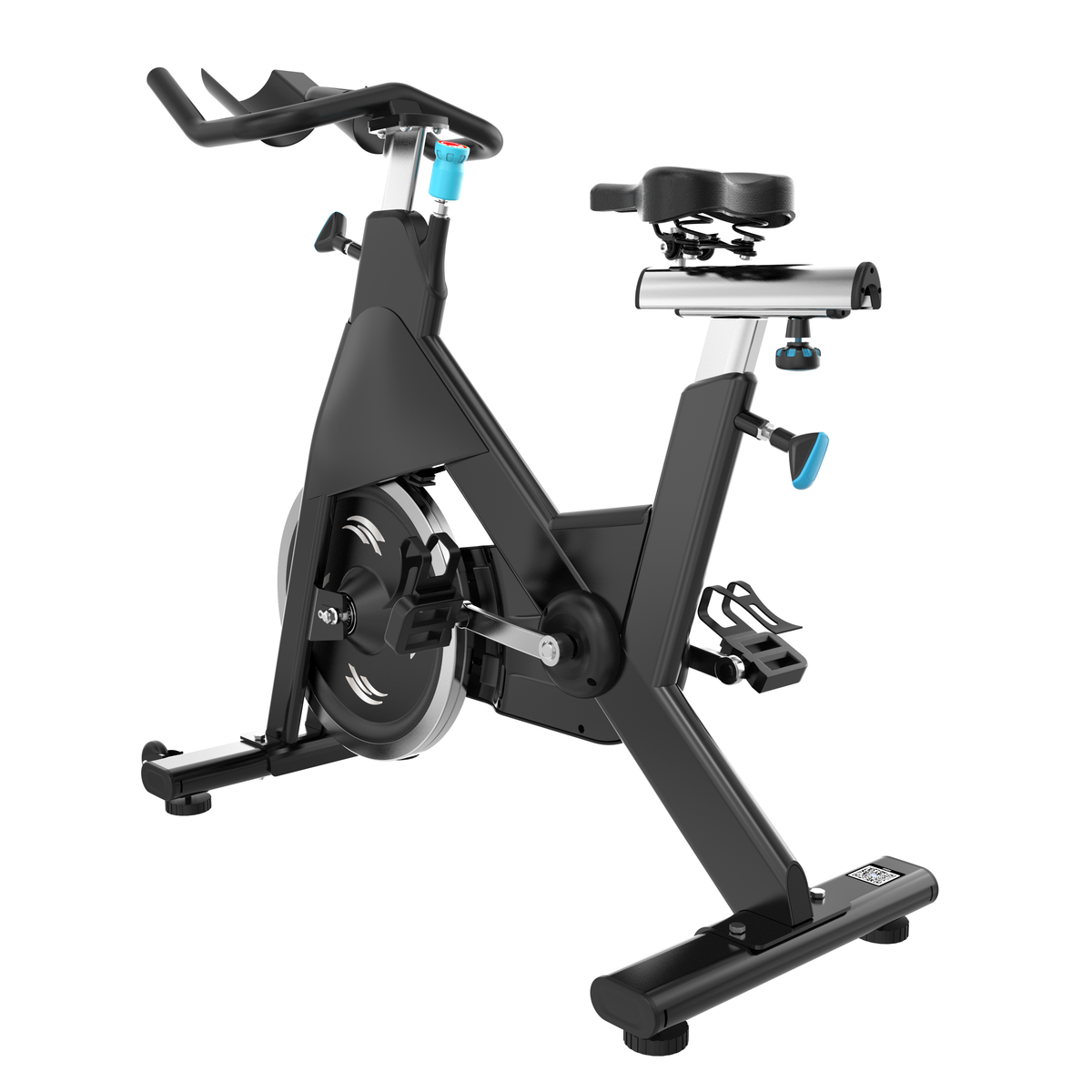 OLI JOY Commercial Indoor 18KG Flywheel Cycling Bike with Heavy-Duty Steel Frame