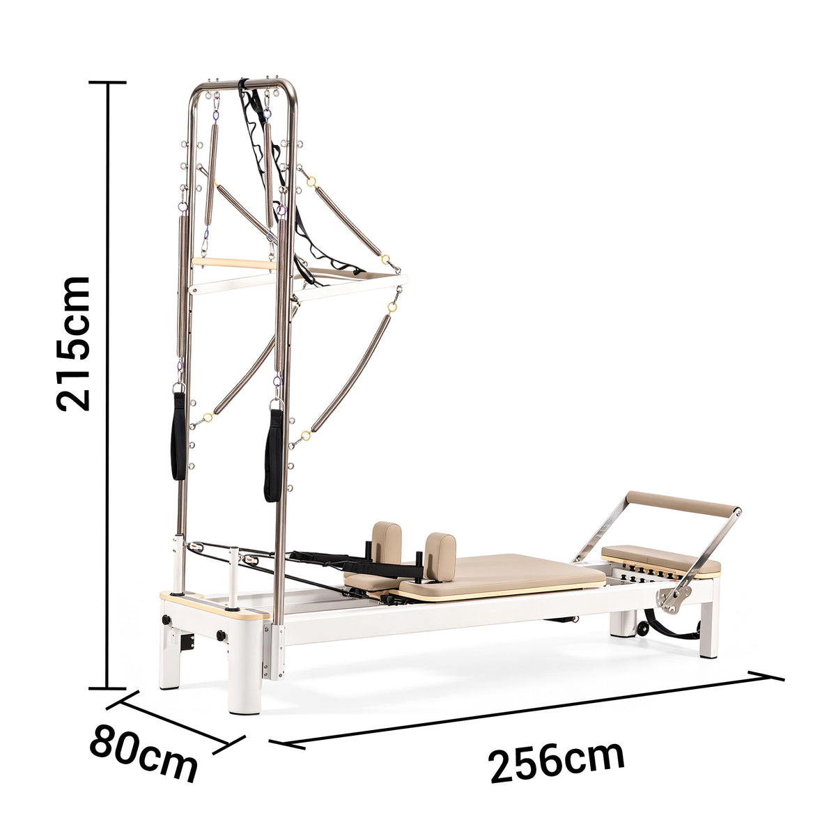 OLI JOY Commercial-Grade Aluminium Half Trapeze Pilates Reformer