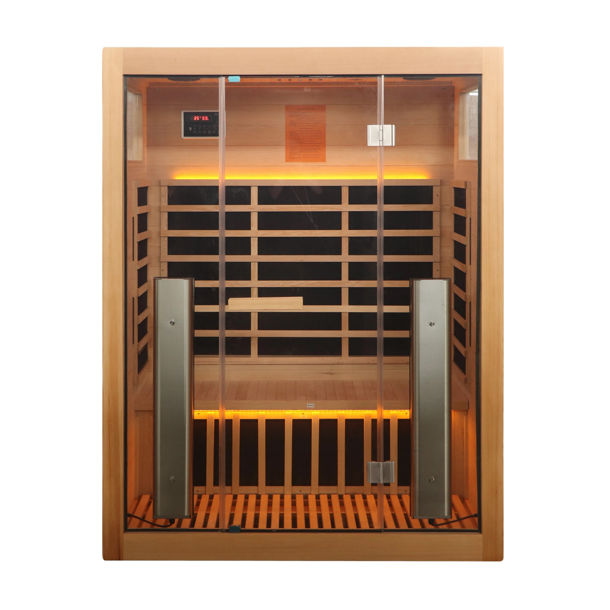 OLI JOY 3-Person Far Infrared Home Sauna Spa – 2250W