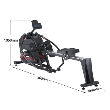 OLI JOY Dual Resistance Rowing Machine – Magnetic & Water