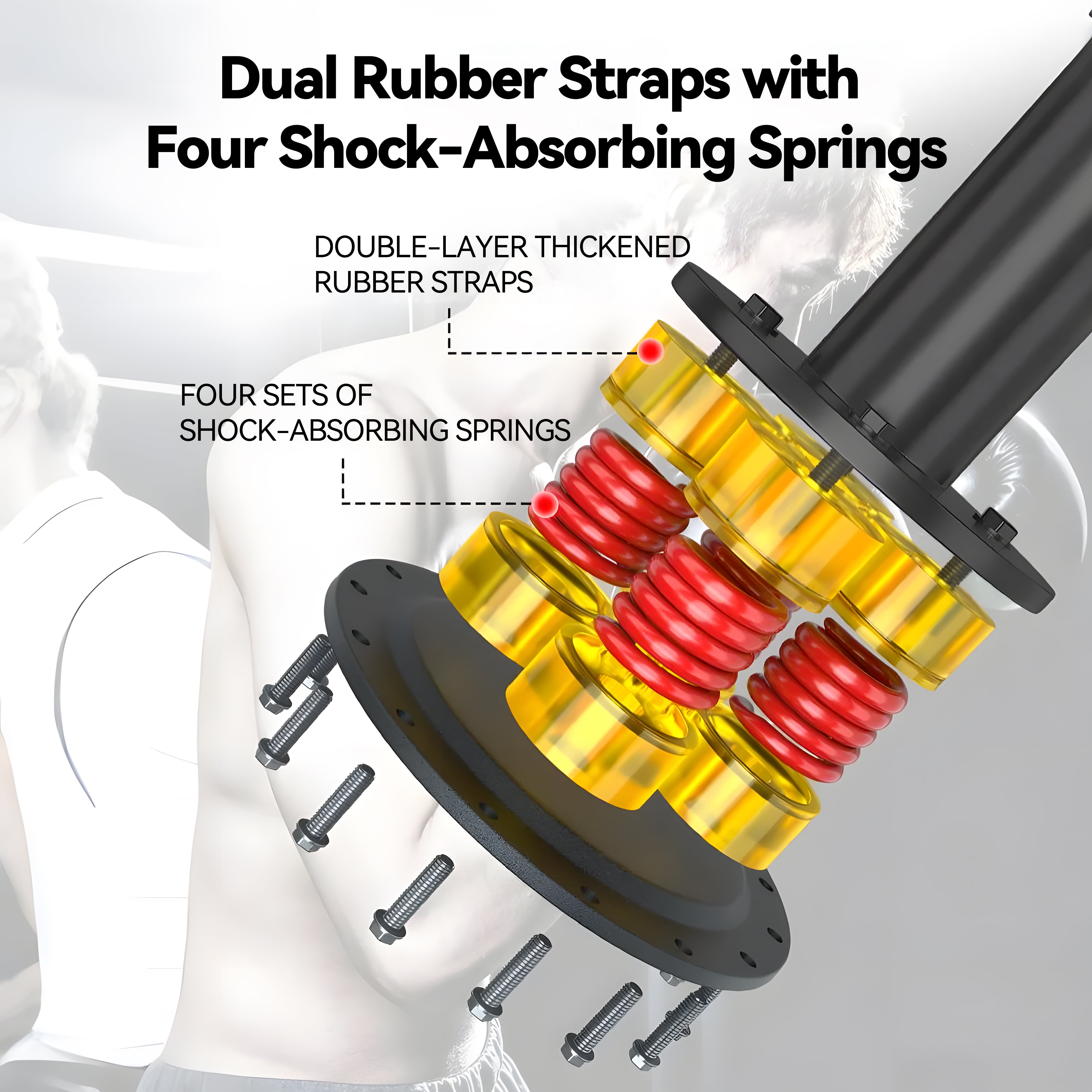 Silicone Skin Free-Standing Human BOB Boxing Punching Dummy Bag + Boxing Glove Bundle