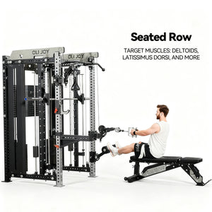 All-in-One Smith Machine Cable Crossover – Pin-Loaded Strength Trainer for Home & Commercial Gym