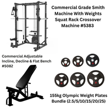 Load image into Gallery viewer, Preorder Smith Machines &amp; Fitness Equipment Bundle 5383 Best for Home use NO.2
