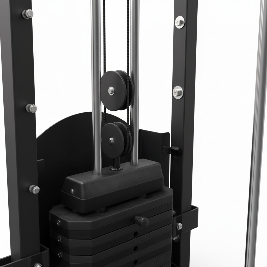 10-in-1 Professional Power Rack: Smith Machine, Dual Adjustable Pulley & Pull-Up Station