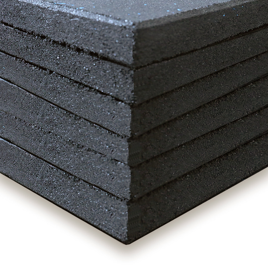 6PCS* 25mm 1Mx 1M Flooring Mat Bundle Soft Rubber Gym Flooring Tiles Mats