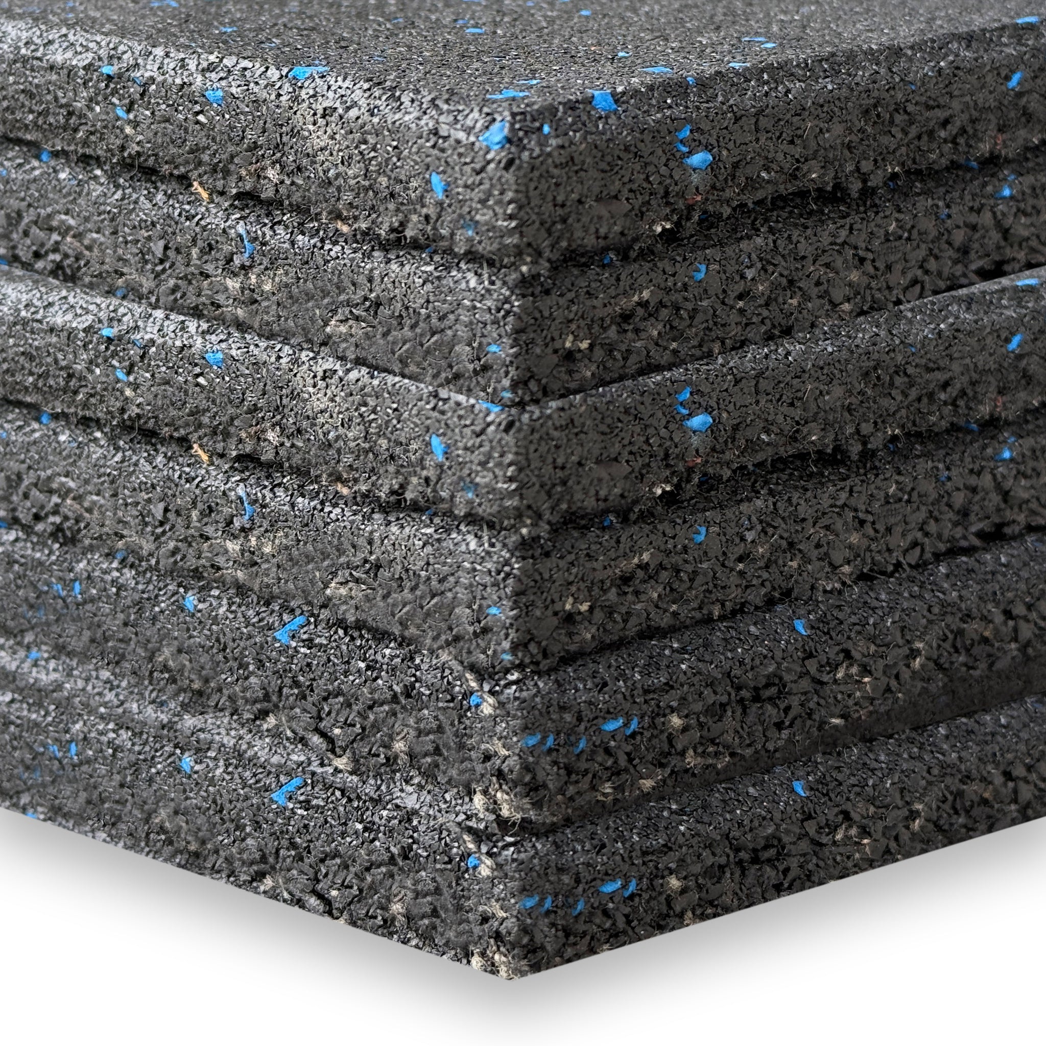 6PCS* 15mm  1Mx 1M Flooring Mat Bundle  Soft Rubber Gym Flooring Tiles Mats - Oli Joy Sports 