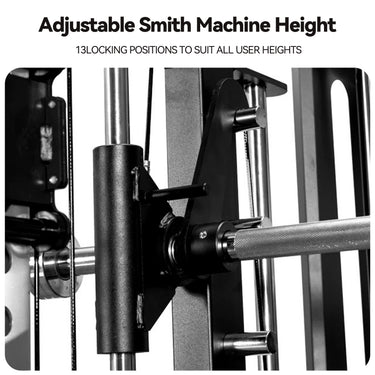 Preorder OLI JOY Commercial Pin-Loaded Smith Machine with Cable Crossover