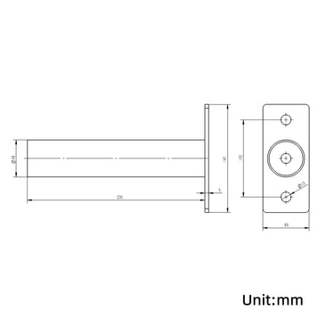 Preorder 2.0mm 2 PCS Plate Holder/Weight Storage Rig
