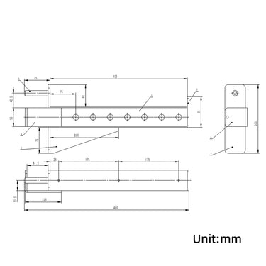 2.0mm J Hooks Safety Bar (Pair) for Half Cage