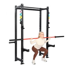 Load image into Gallery viewer, Preorder OLI JOY Home Gym Modular Half Cage Squat Rack with Weight Storage
