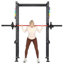 Load image into Gallery viewer, Preorder Oli Joy Half Cage Power Rack with Weight Plate Storage System &amp; Adjustable Bench, 2.0mm Steel Frame
