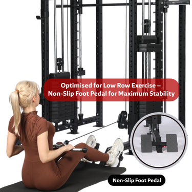 OLI JOY All-in-One Pin-Loaded Smith Machine Functional Trainer