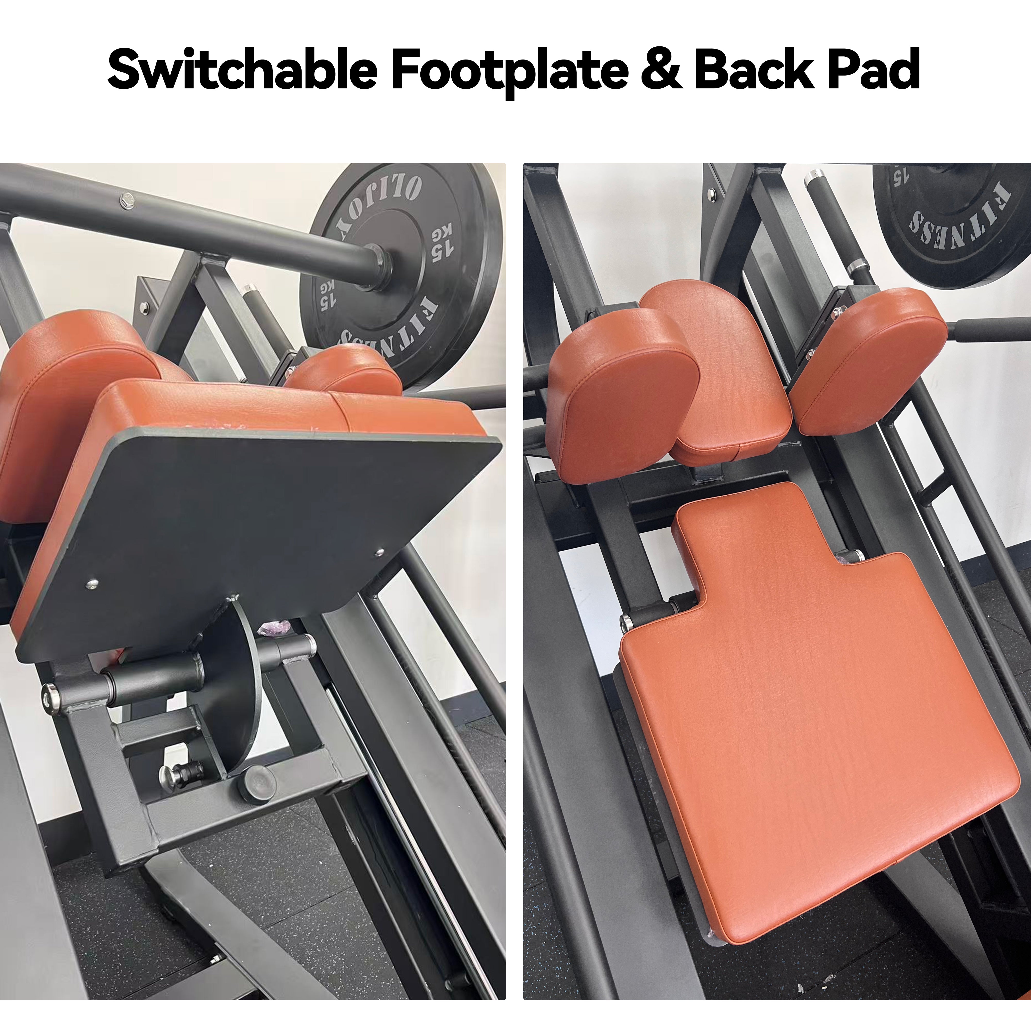 Oli Joy ProPress 45 — Commercial 45° Leg Press & Hack Squat (2-in-1)150KG Rubber Bumper Plates