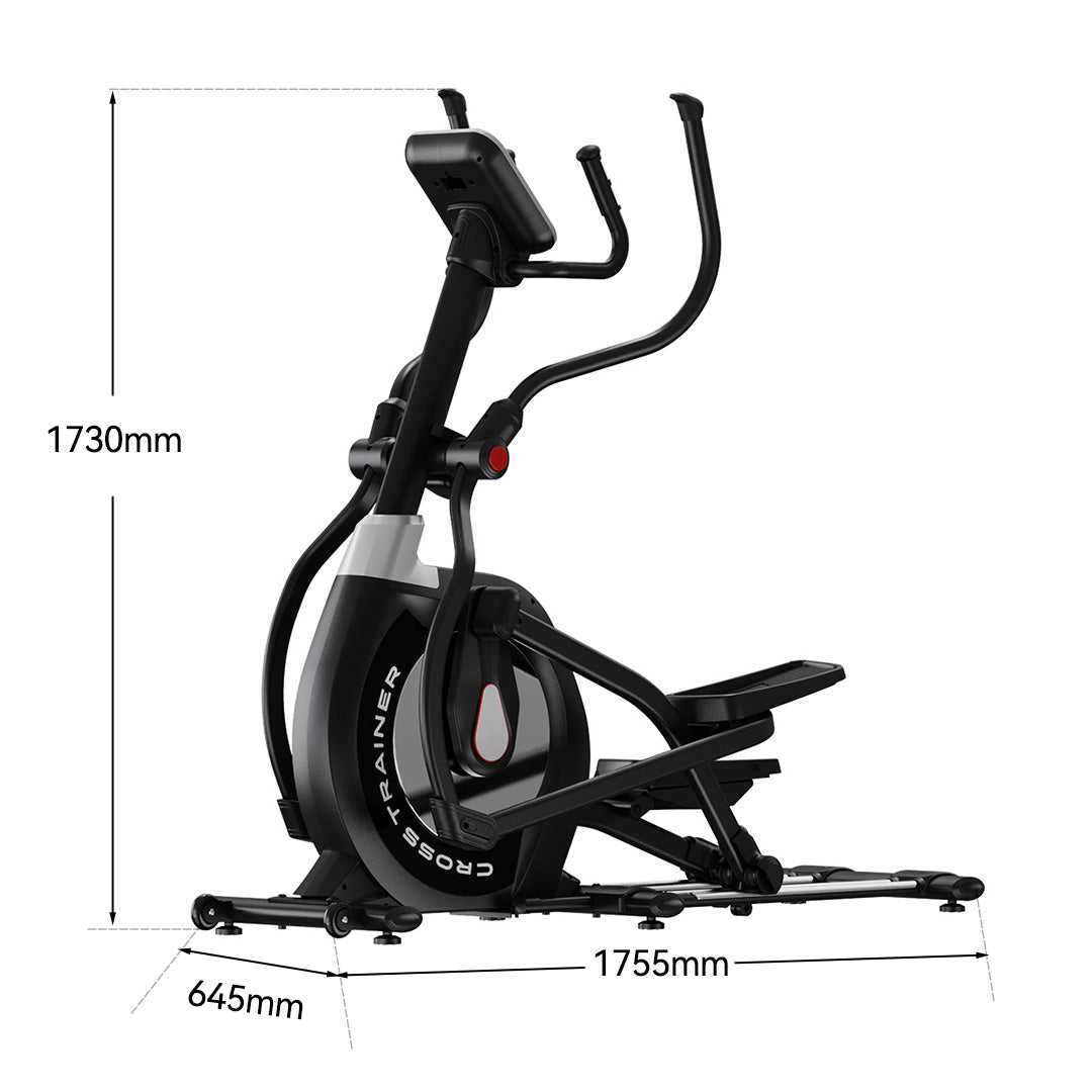 Oli Joy StrideMax 500 — Front-Drive Elliptical, 500 mm Stride, 16-Level Resistance