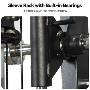 All-in-One Smith Machine Cable Crossover – Pin-Loaded Strength Trainer for Home & Commercial Gym