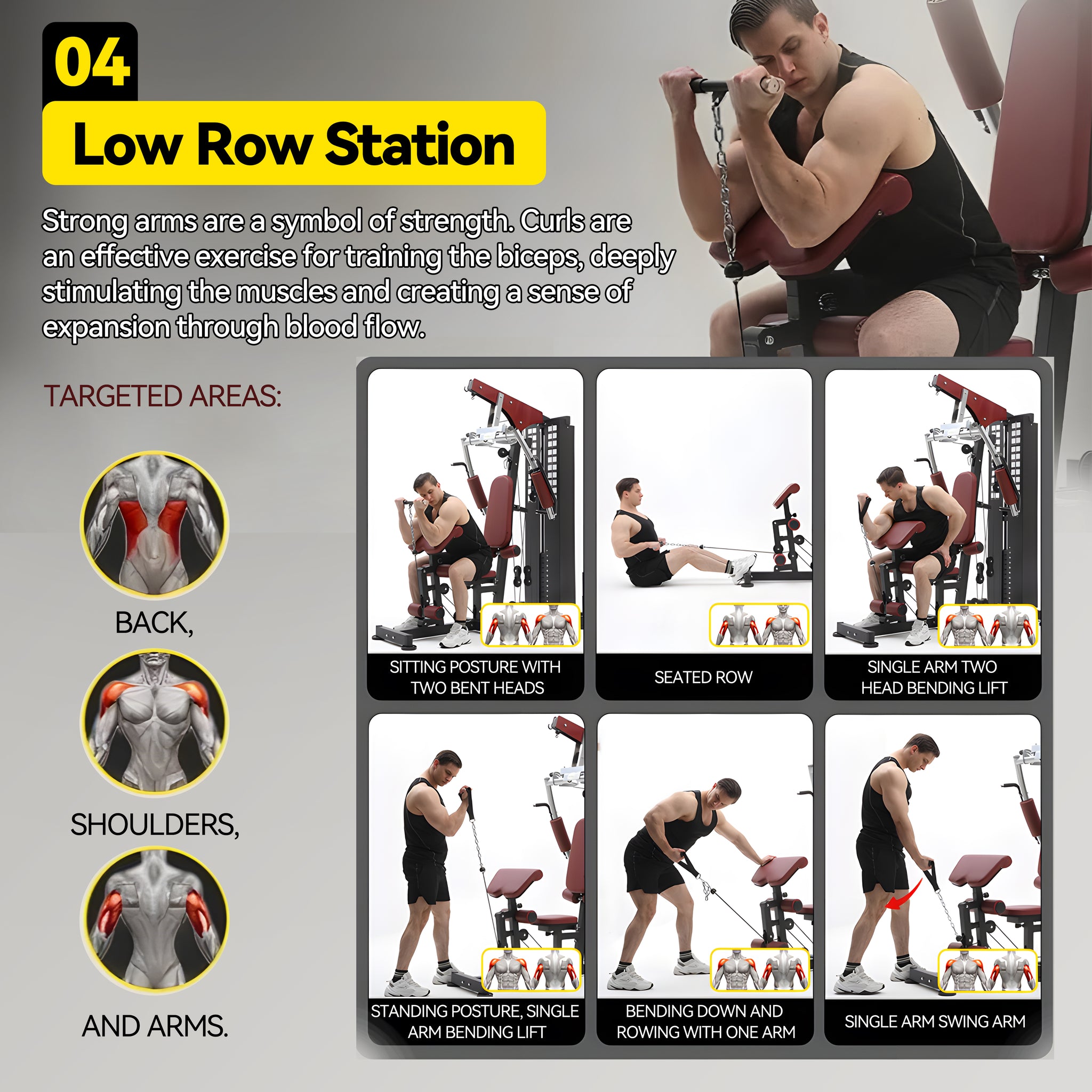 Multi-Functional-Station – Pin Loaded & Magnetic Vertical Stair Climber  Home gym Bundle