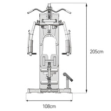 Load image into Gallery viewer, Lat Pulldown, Shoulder &amp; Chest &amp; Leg Press with High-Low Rowing Multi-Functional-Station – Pin Loaded
