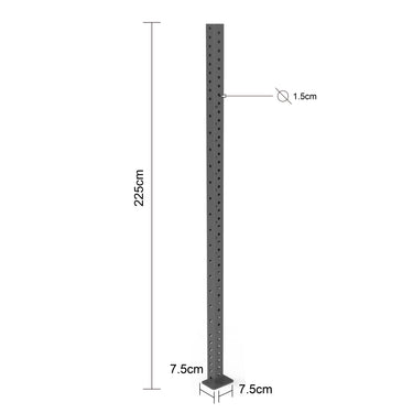 2.25m Power Rack Modular Upright (Pair) Modular Power Rack System - Oli Joy Sports 