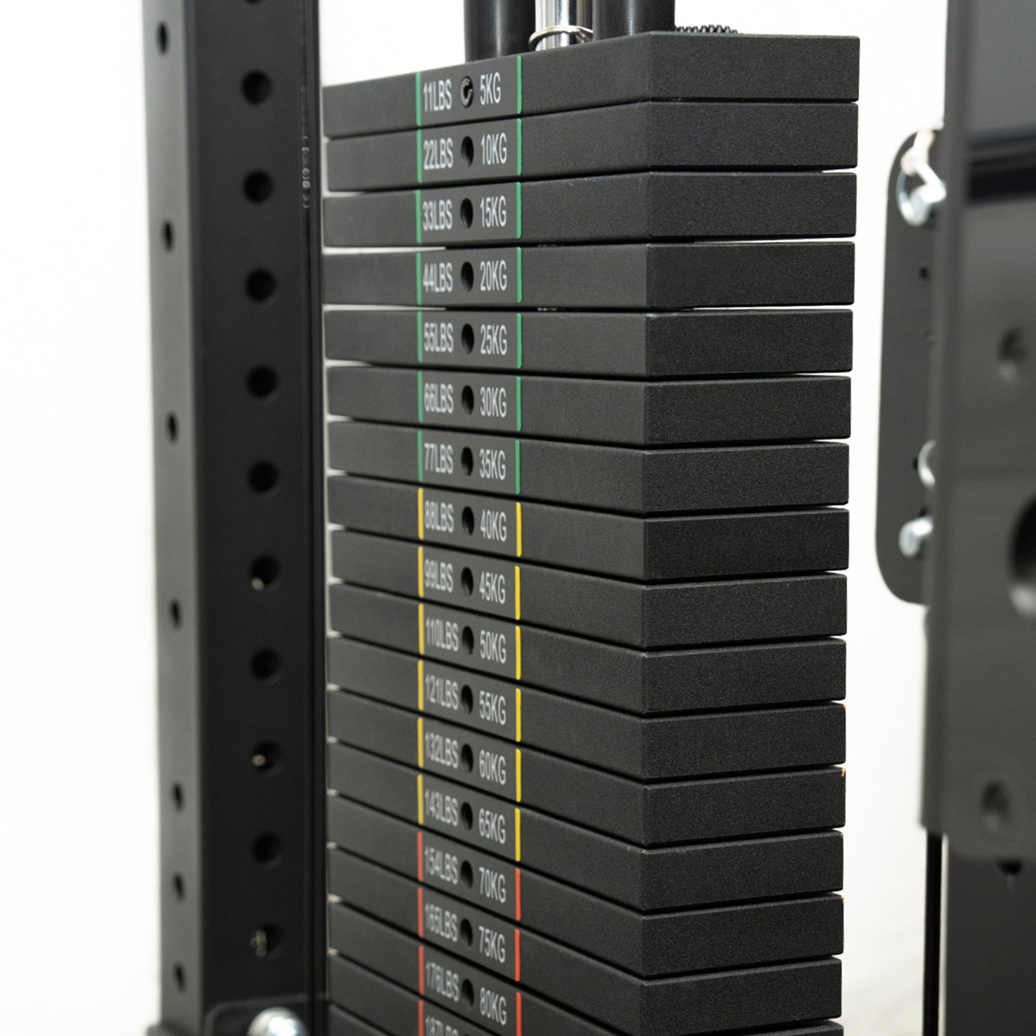 DualMax Power Rack Modular Power Rack System Pin Loaded Cable System - Oli Joy Sports 