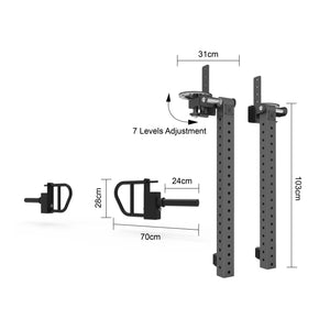 Chest Power Arm Jammer Arm Attachment Modular Power Rack System