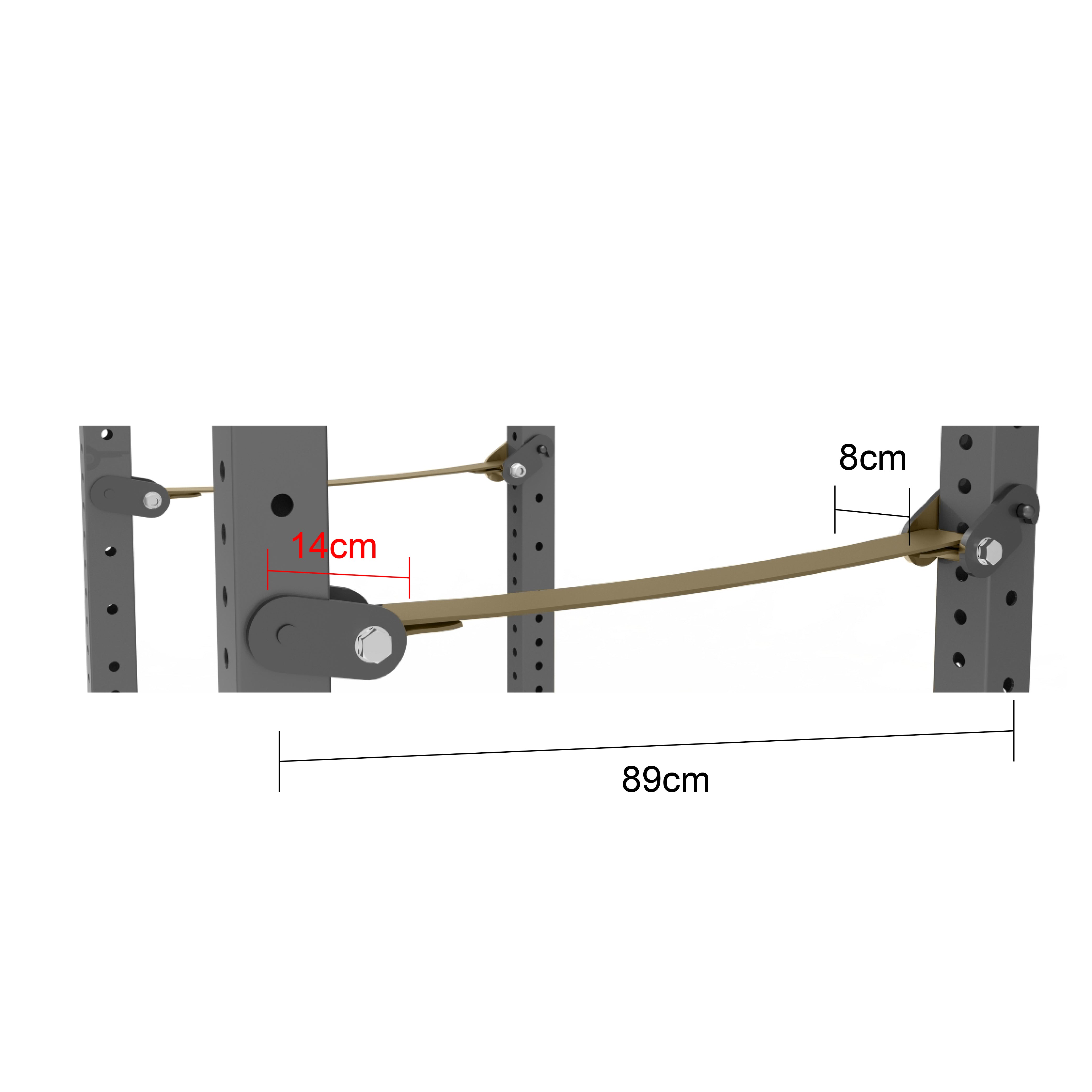 Safety Squat Belt Pair Modular Power Rack System - Oli Joy Sports 