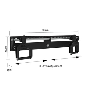 Adjustable Chin Up Bar Handle Attachment Modular Power Rack System