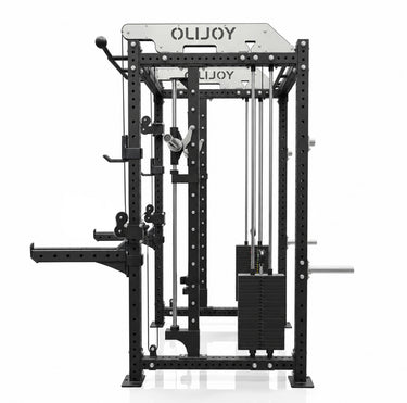 OLI JOY Commercial 3.0mm Dual Stack Smith Machine Functional Trainer