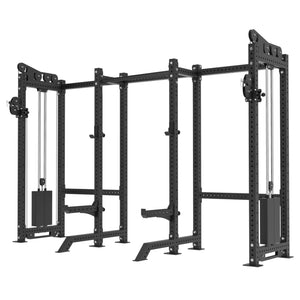 Cable Crossover Trainer Modular Power Rack System Pin Loaded