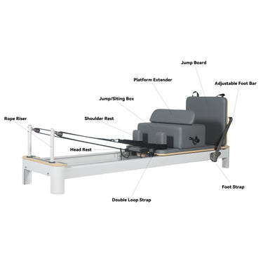 OLI JOY Premium Aluminium Studio Pilates Reformer