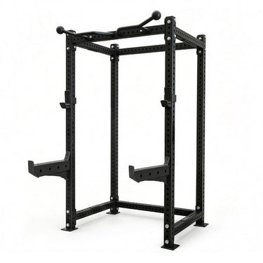Oli Joy Full Cage Power Rack with Safety Arms, 100kg Plates & Bench Bundle