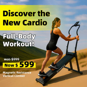 Magnetic Resistance Vertical Climber – Home Stair Climber Machine