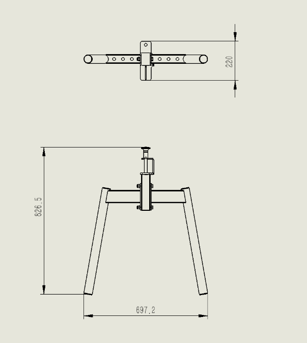 OLIJOY 3.0mm Heavy-Duty Power Rack Dip Bar Attachment for 18mm accessory pin holes