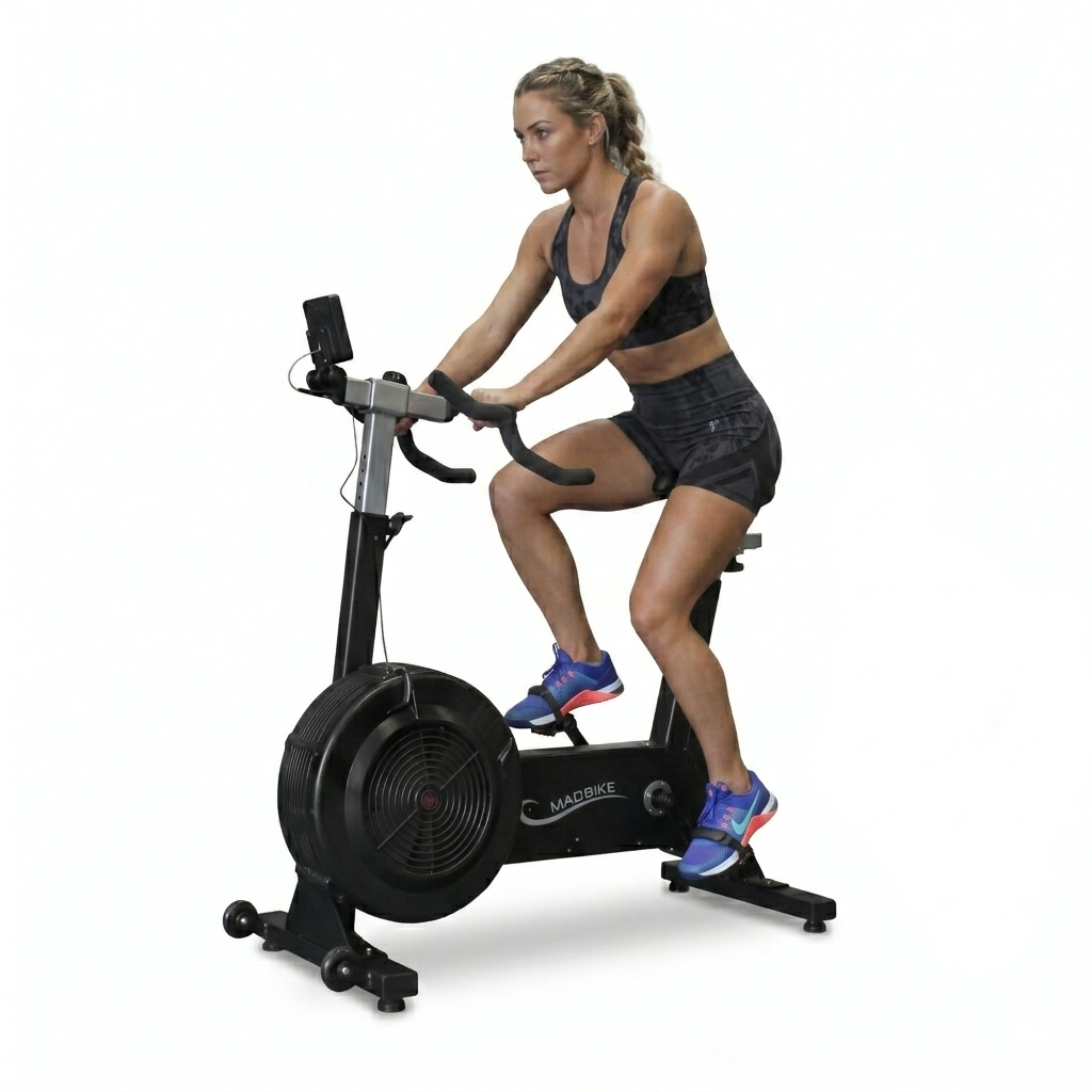 OLI JOY Air Resistance Spin Bike with 10-Level Resistance