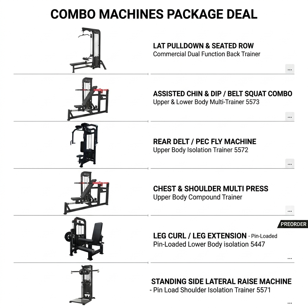 Preorder OLI JOY Vanguard Commercial 6-Pieces Pin-load Machine Suite