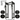 Oli Joy Cable Crossover Machine with 100kg Black Bumper Plates (3.0mm Steel Frame)