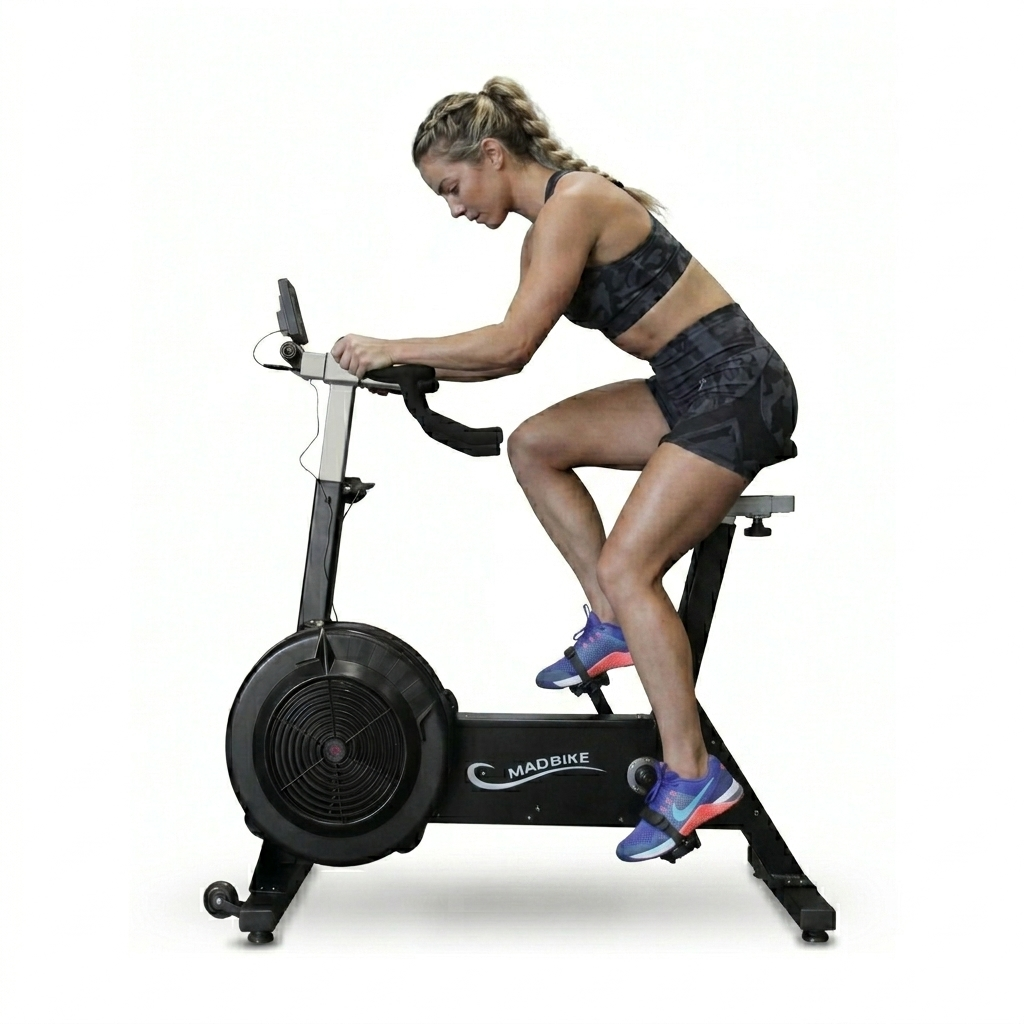 OLI JOY Air Resistance Spin Bike with 10-Level Resistance