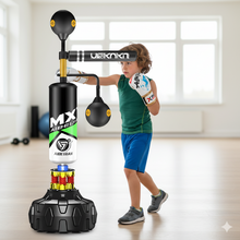 Load image into Gallery viewer, Boxing Speed Trainer 360° Punching Spinning Bar+ Boxing Glove Bundle

