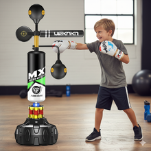 Load image into Gallery viewer, Boxing Speed Trainer 360° Punching Spinning Bar+ Boxing Glove Bundle

