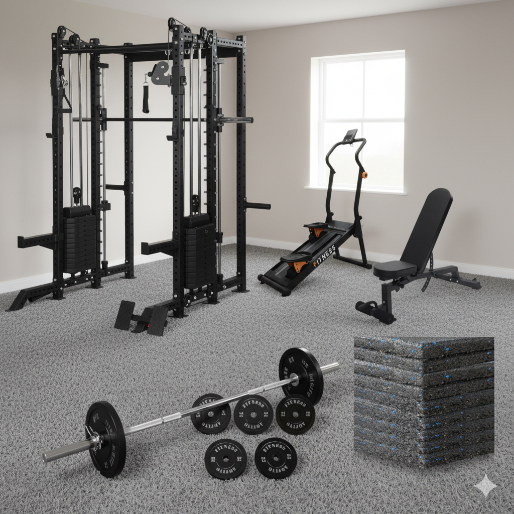 Oli Joy 8019 Ultimate Elite Bundle – All-in-One Smith Machine with 140 kg Stacks & Magnetic Vertical Climber