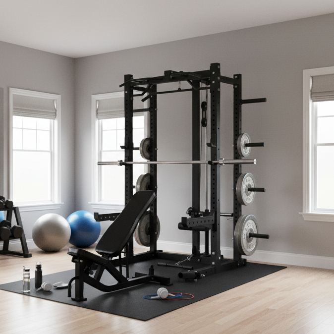 Ultimate Olympic Strength Training Combo 5355 with 105kg Weight Plates