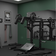 Load image into Gallery viewer, Commercial Hack Squat Machine 150kg Olympic Rubber Bumper Plates Set
