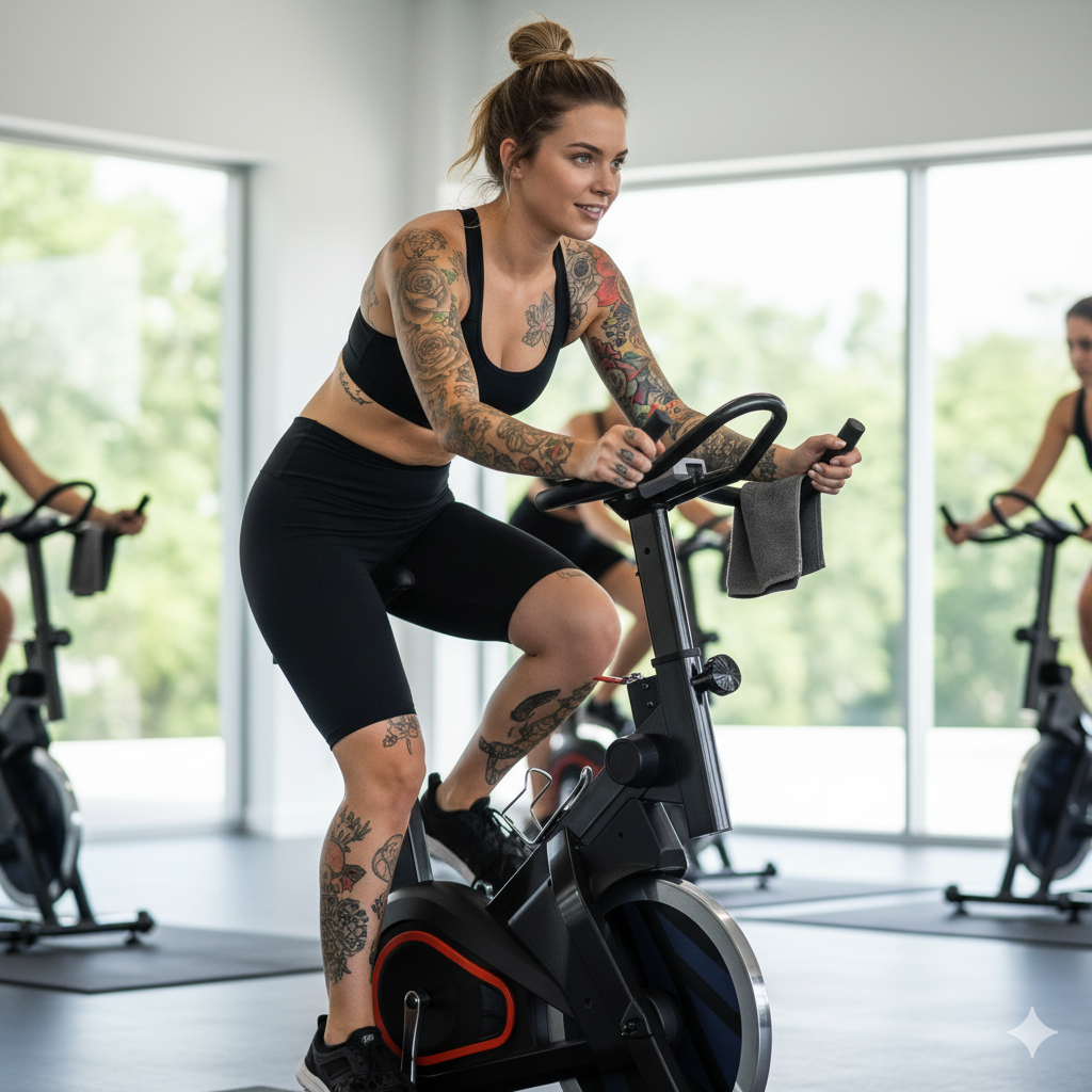 Electronic control Magnetic Resistance Indoor Cycling Bike