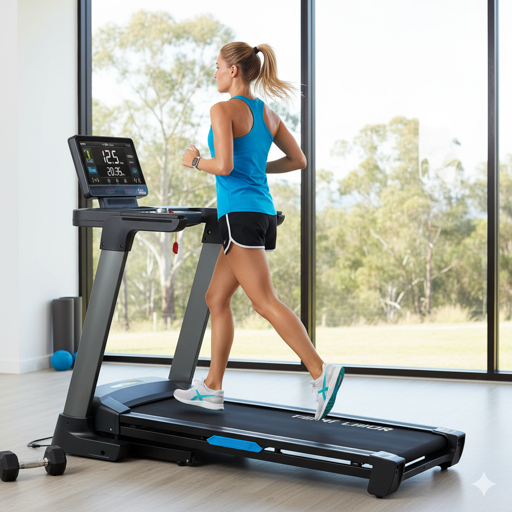 Auto Incline Treadmill with Wireless Phone Charging