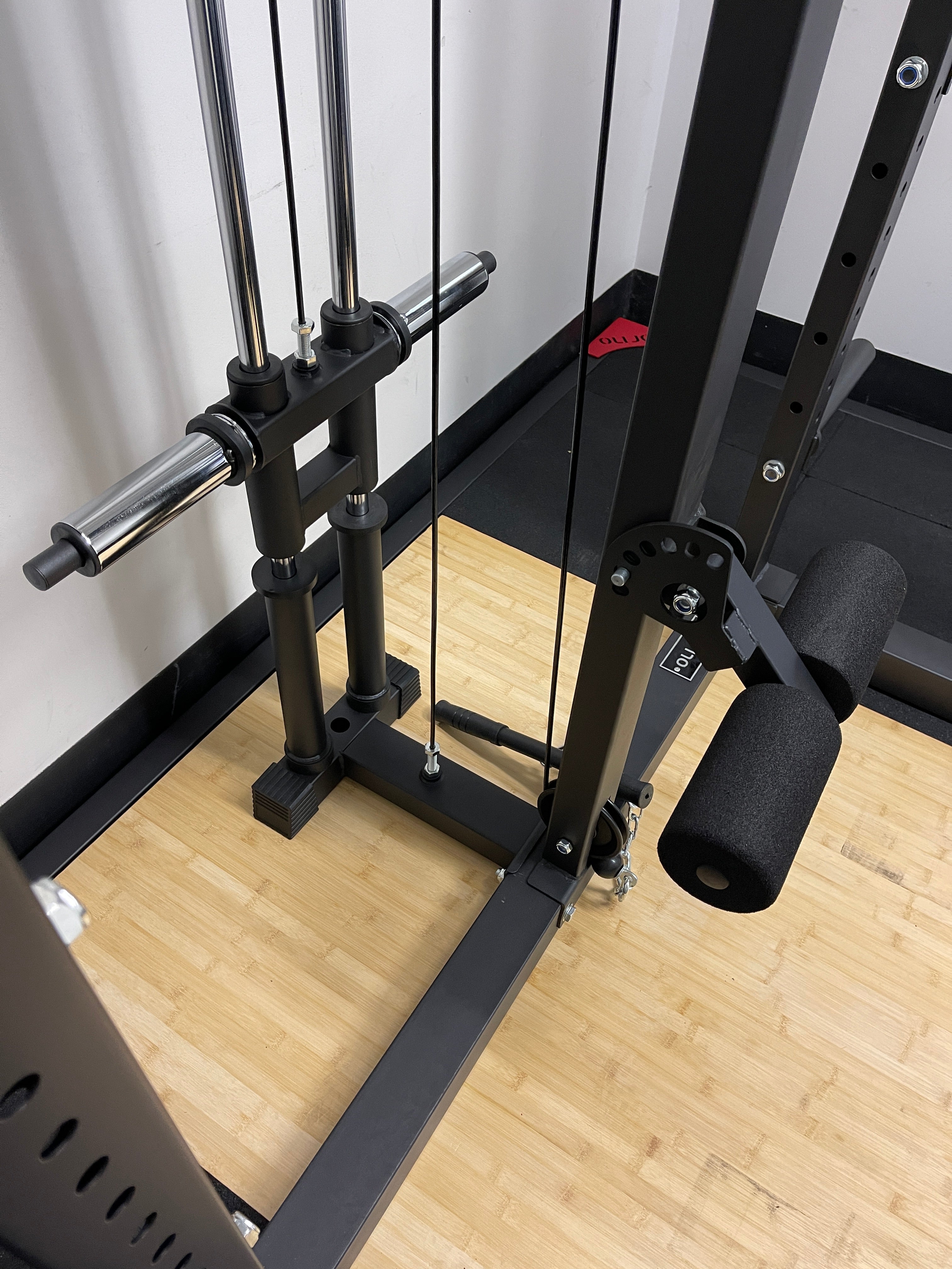 Multifunctional Squat Rack Lat Pull Down Dip Bar Chin Up Bar Landmine - Oli Joy Sports 