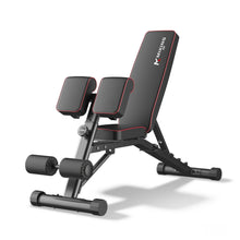 Load image into Gallery viewer, OLI JOY Sit Up Bench with Preacher Curl &amp; Back Extension
