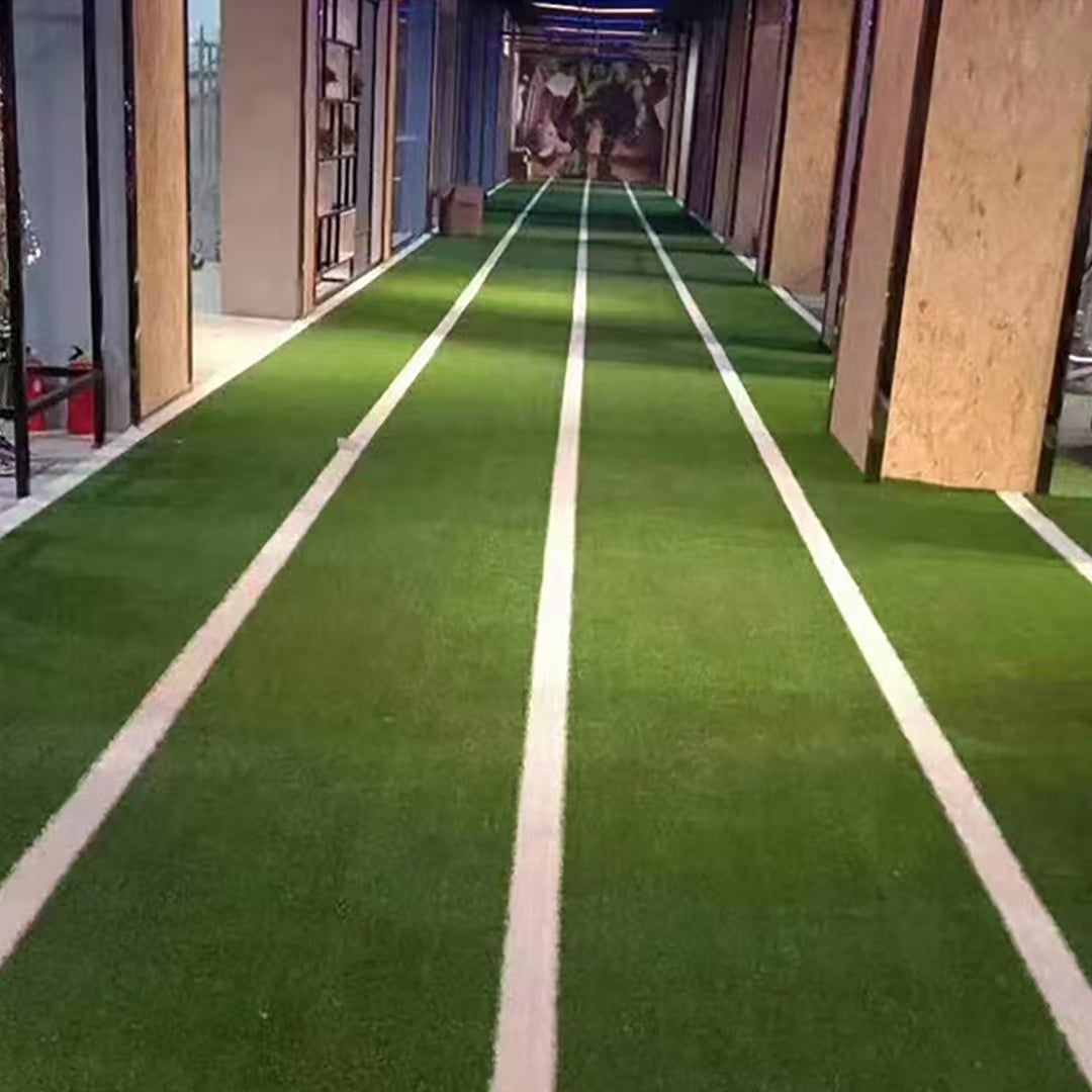 10m x 2m Green Turf Sled Track (with White Line)