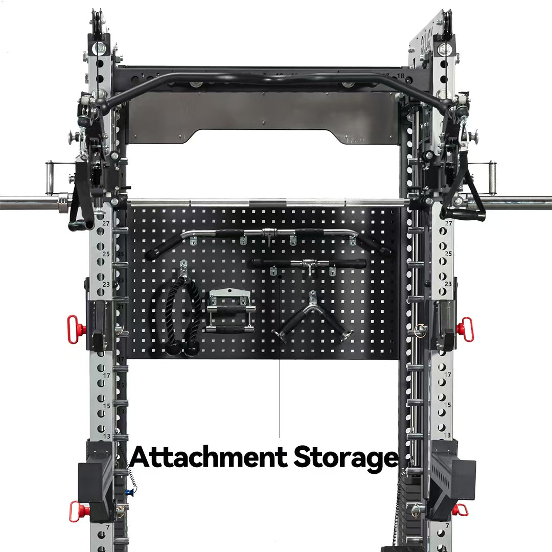 All-in-One Smith Machine Cable Crossover – Pin-Loaded Strength Trainer for Home & Commercial Gym