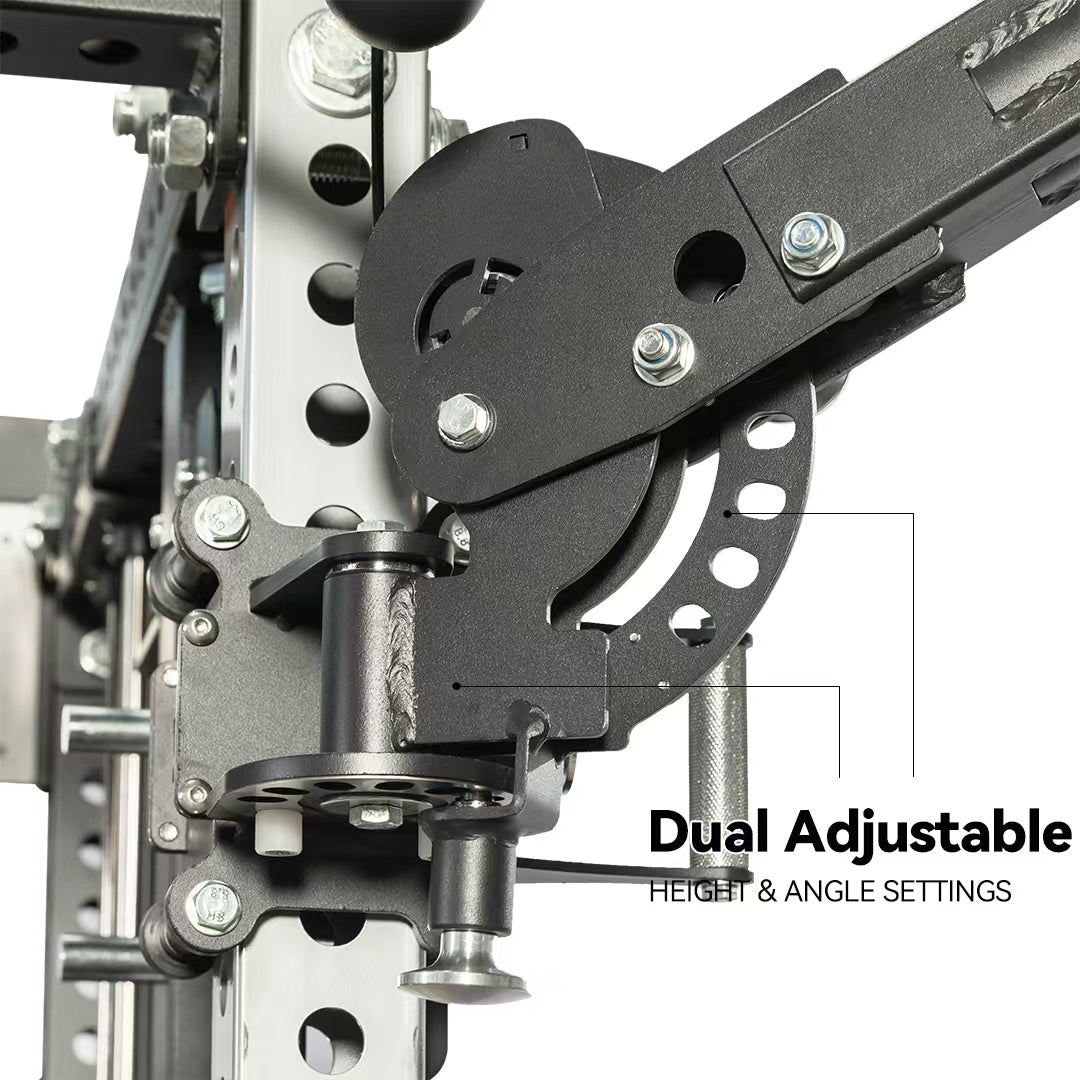 All-in-One Smith Machine Cable Crossover – Pin-Loaded Strength Trainer for Home & Commercial Gym